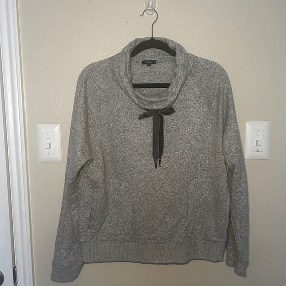 Rails Tops - RAILS Faith Melange Grey Long Sleeve Pullover Sweatshirt Women’s, Size M